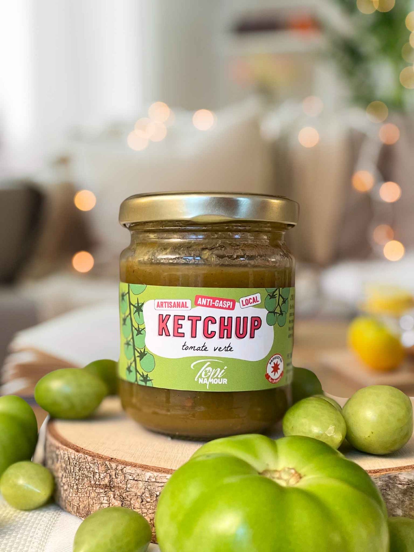 Ketchup tomate verte