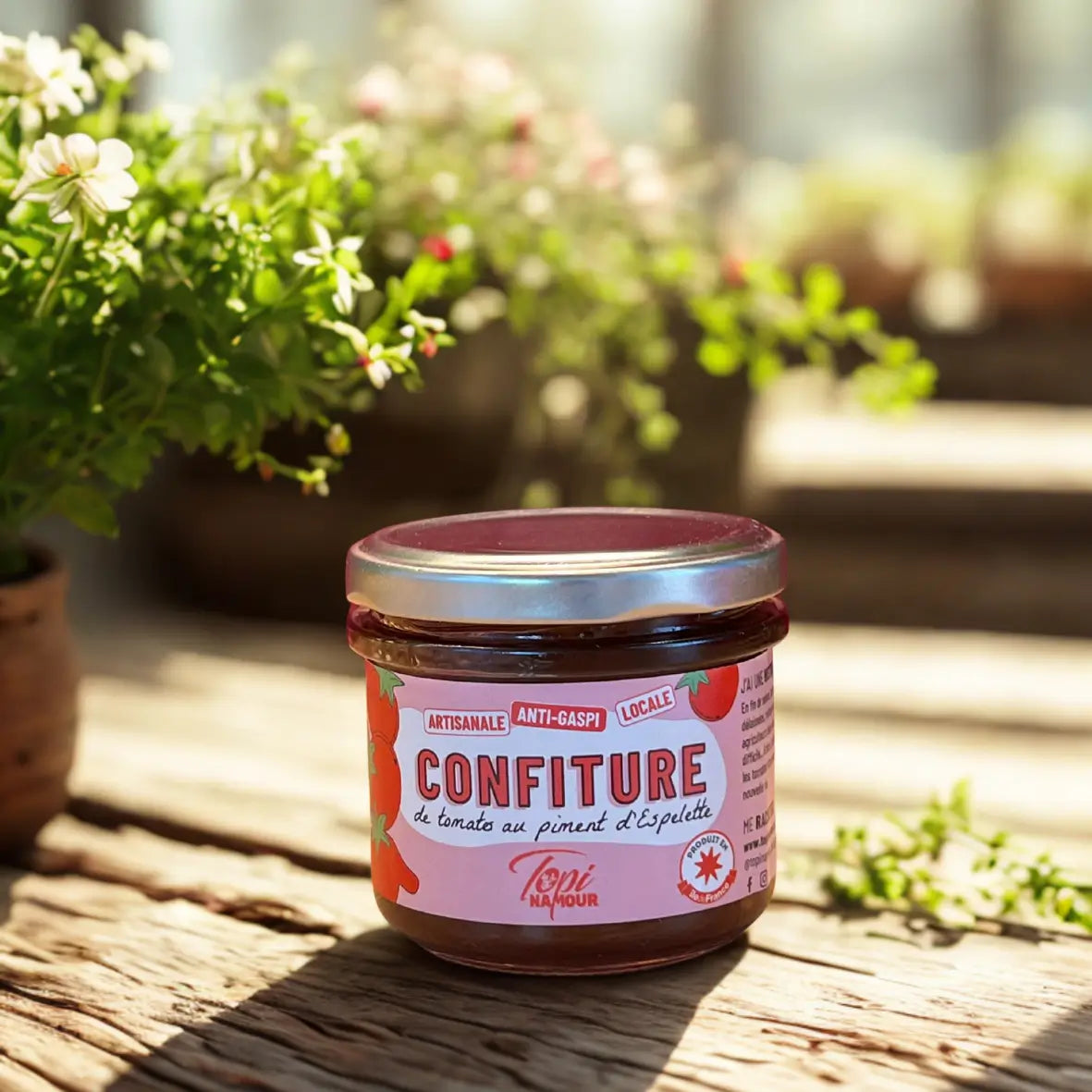 Confiture de tomates au piment d'Espelette