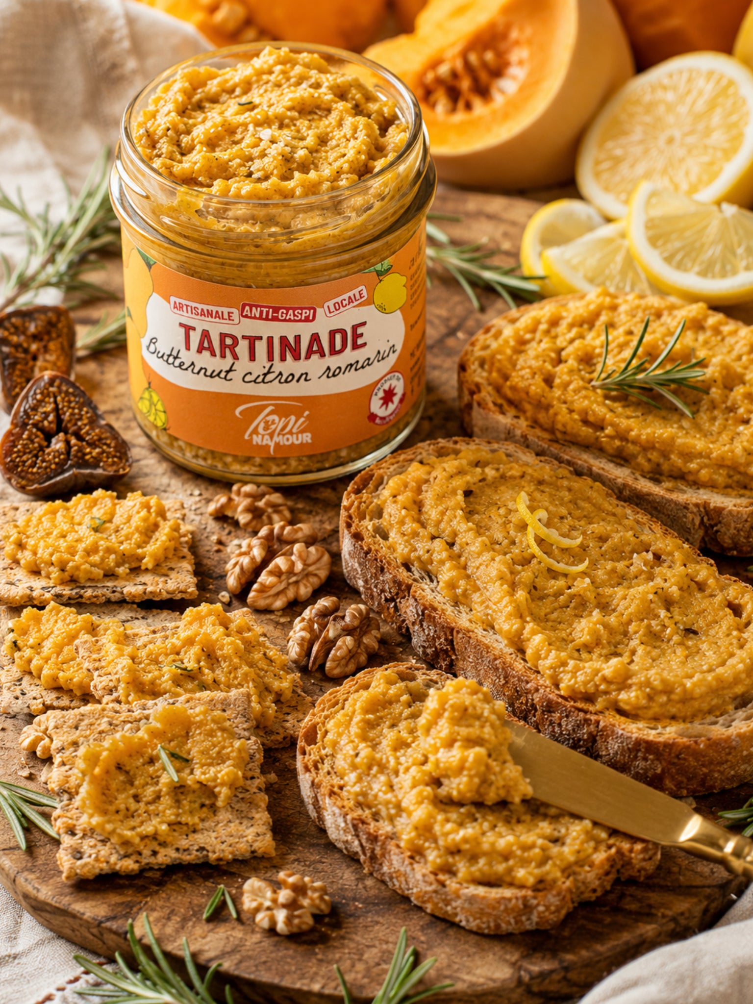 butternut citron romarin