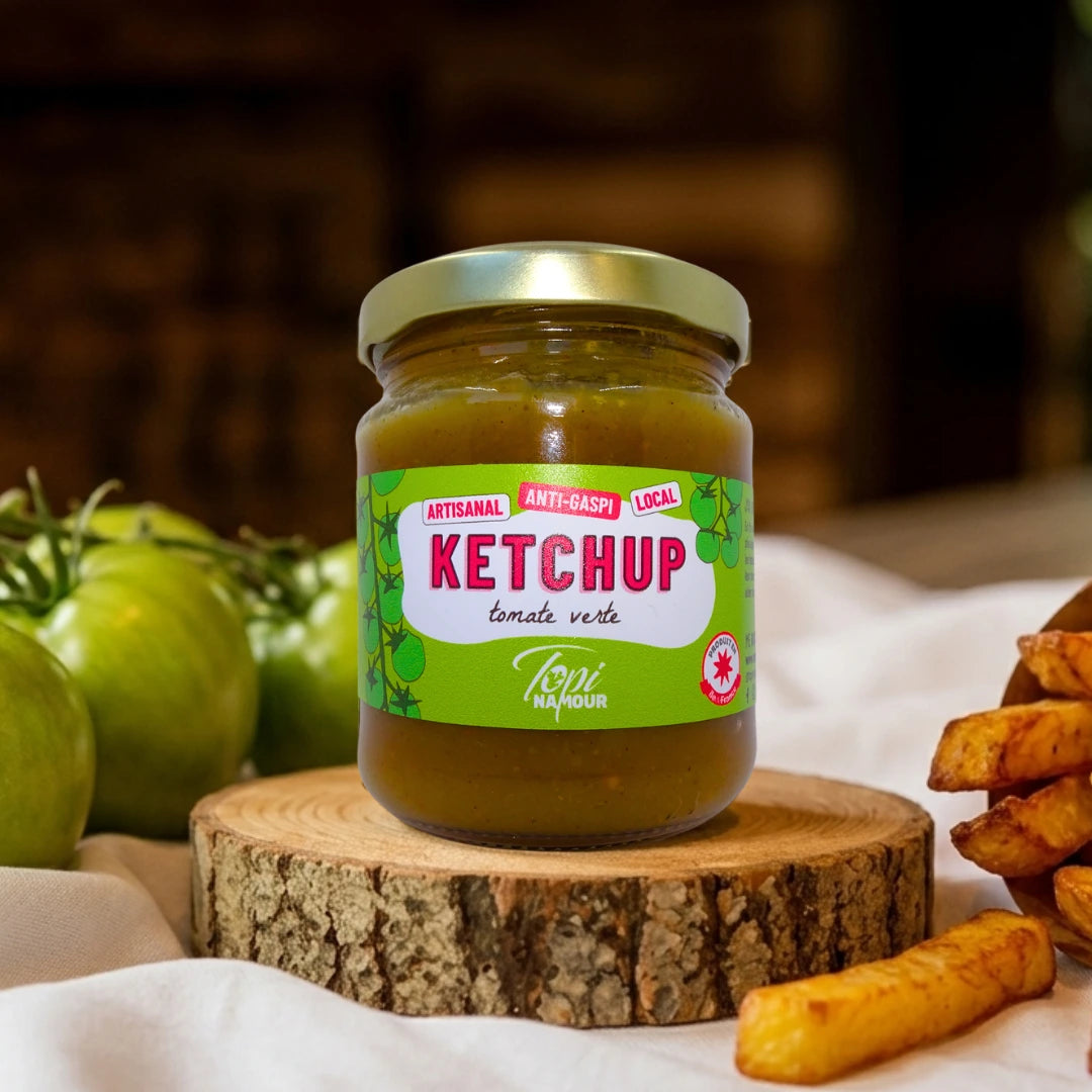 ketchup de tomate verte