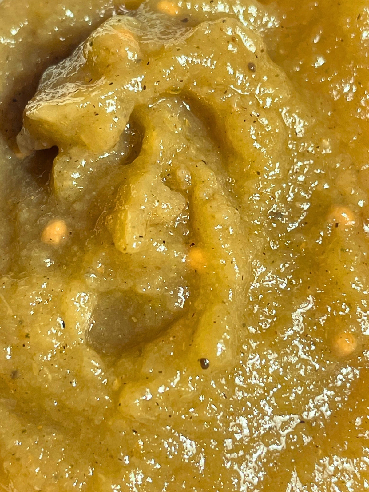 texture ketchup tomate verte